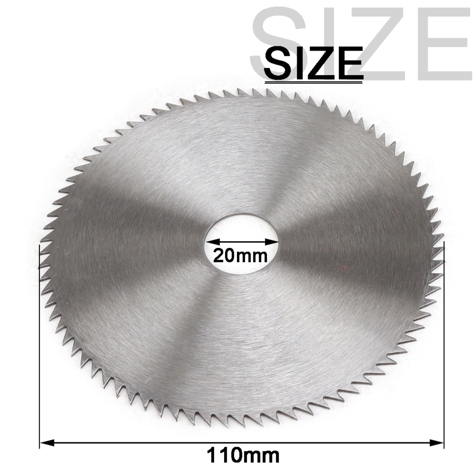 Brzeszczot do cięcia metalu 1PC 110mm brzeszczot piły tarczowej otwór 16/20mm koło Ultra cienka stalowa tarcza tnąca do narzędzia obrotowego obróbki drewna(16mm)