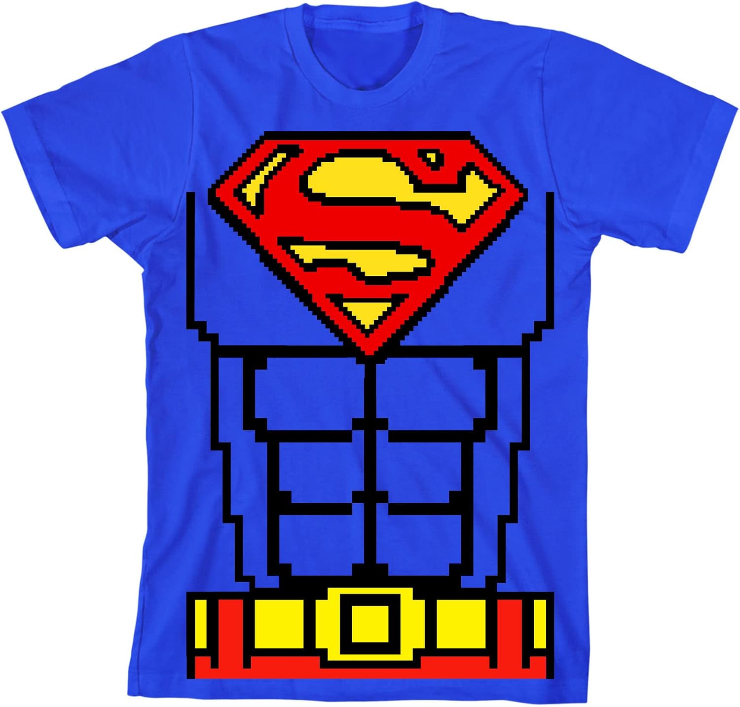 Bioworld Superman Cospaly Boy's Royal Blue T-Shirt