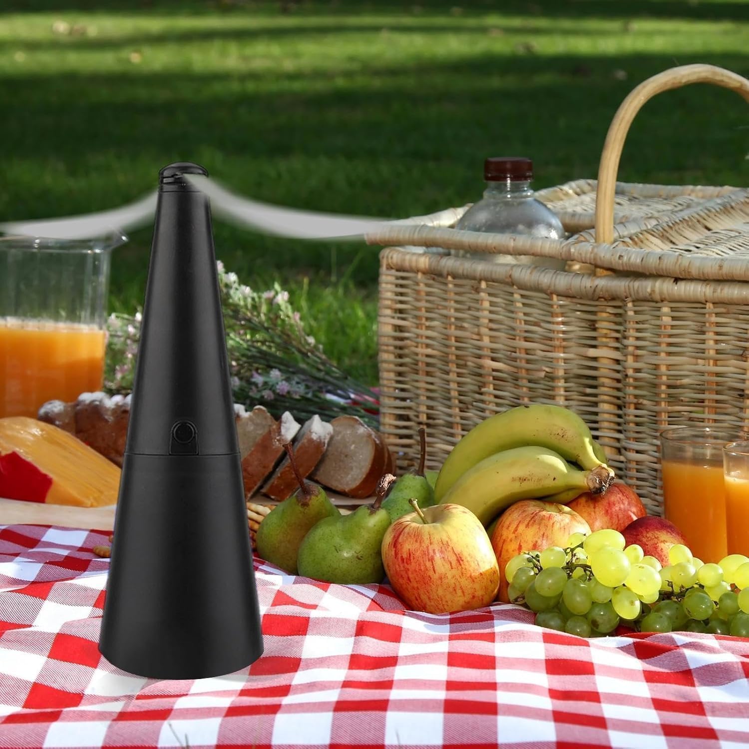 3Pcs Repellente per Mosche, Ventilatore Repellente per Zanzare, Ventilatore per Scacciare le Mosche per Terrazza, Ristorante, Giardino, Picnic, Tavolo