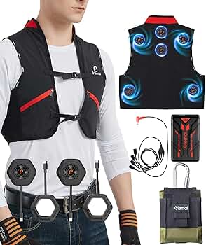 ペルチェベスト【2025夏新登場＆ペルチェ素子冷却技術】冷却ベスト(M~3XL) Amazon.co.jp: [elemai] ペルチェベスト【2025夏新登場
