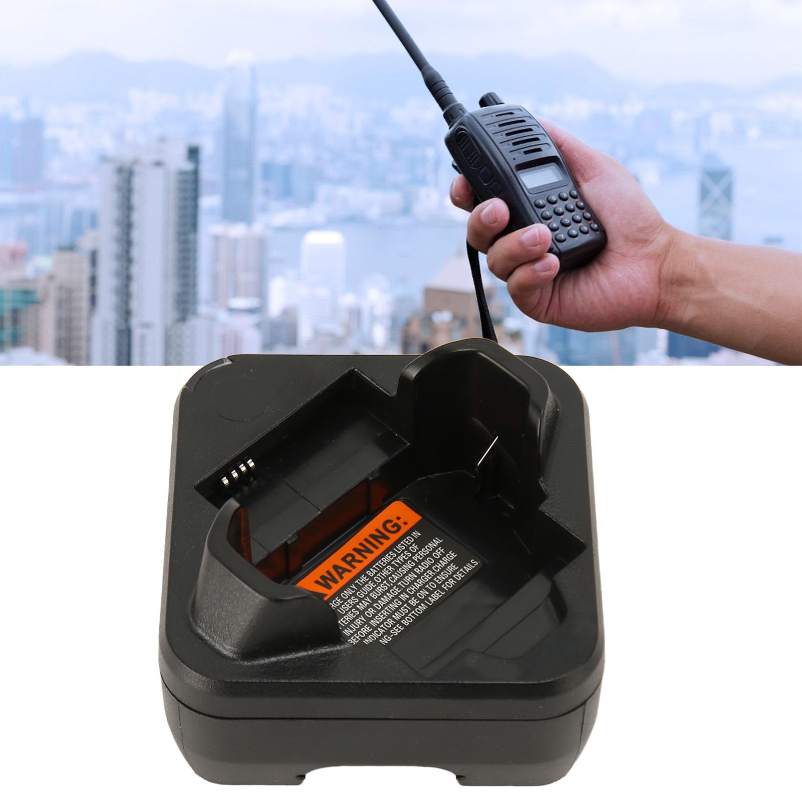 Base di Ricarica per Walkie Talkie, Stazione di Ricarica Radio Bidirezionale per Walkie Talkie SL300 SL300e SL3500e SL1600 SL2600 TLK100 SL1M, per Caricabatterie PMLN7109A PMLN7109
