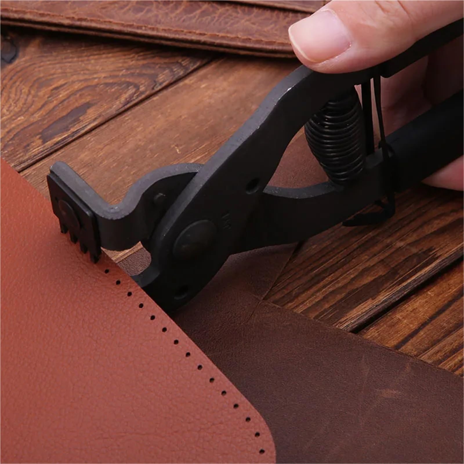 1 outil de perforation LeatherCraft en acier inoxydable pour percer le cuir (type 1)