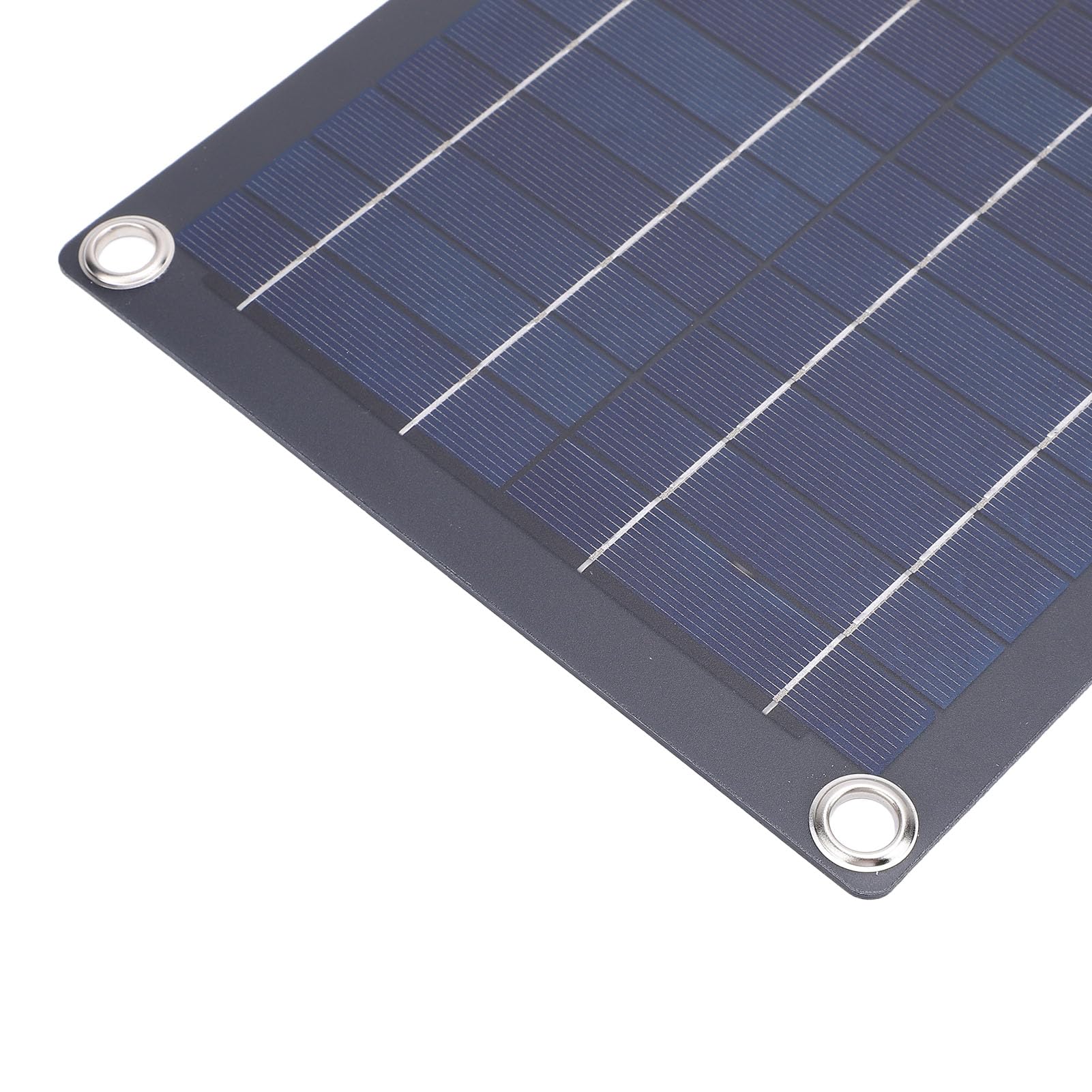 Cargador de Panel Solar de 10 W y 18 V, Cargador Solar USB Portátil con Corriente de Carga de 100 A para Acampar y Caminar