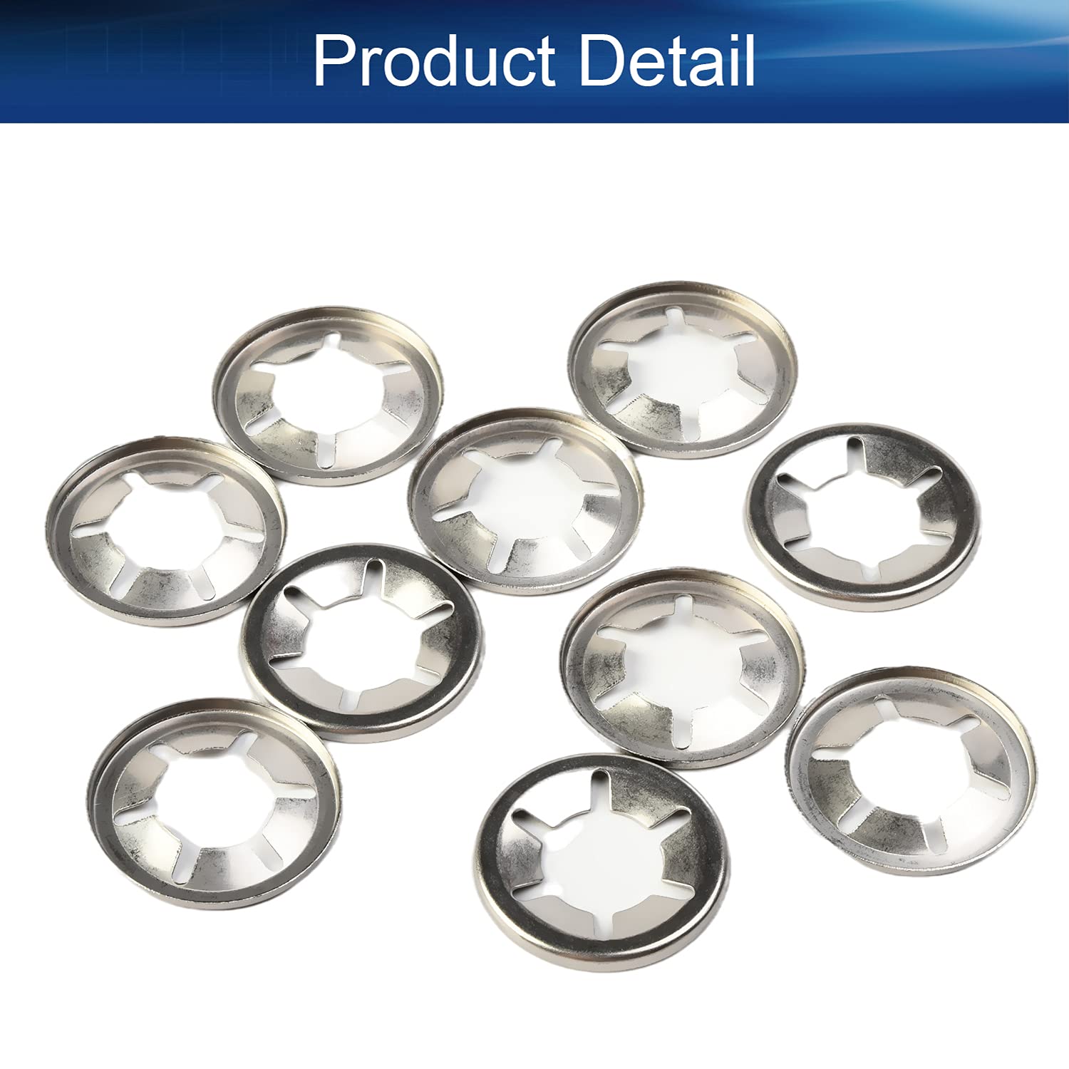 M8 Washer Stainless Steel 304 Tooth Starlock Push On Locking Washers ...
