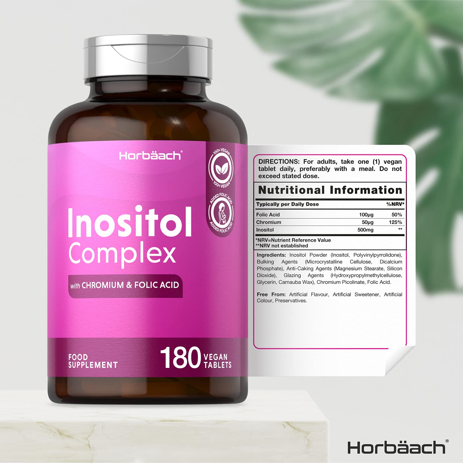 Buy Inositol Tablets | Inositol Powder Complex | 180 Count | 500mg with ...
