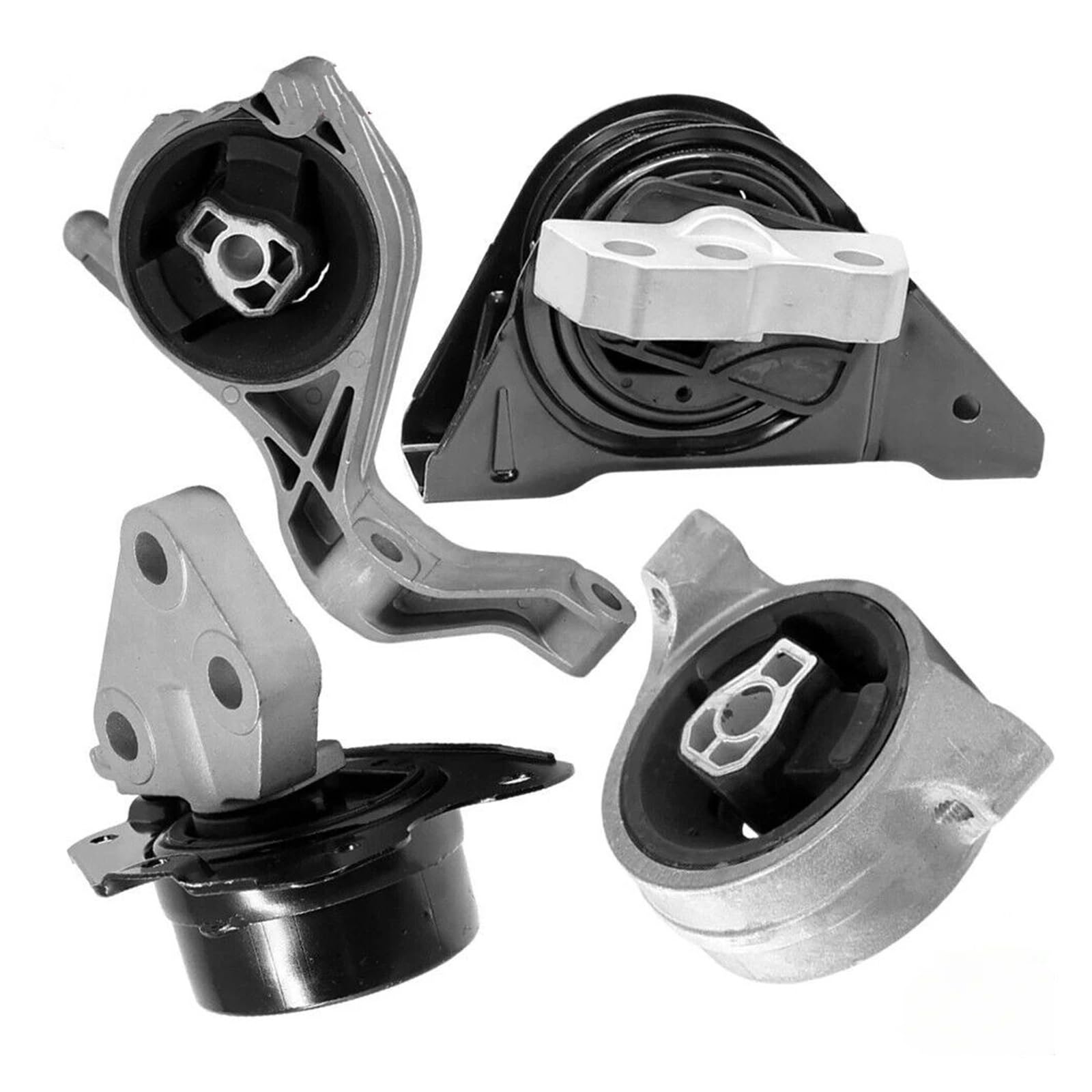 Nokrgqw One Color For Saturn Vue 2008-2010 L4-2.4L For Chevrolet For Captiva Sport 10381553 25911133 4Pcs Front Rear Engine Mounts Trans Mount Car Engine Mounts