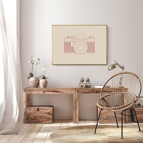 Miniatura 2 de Pintura al óleo vintage póster de cámara retro bohemio simple (2)  11 x 17 12 x 18 16 x 24 24 x 36 pulgadas antiguo sin marco  Regalo de estilo