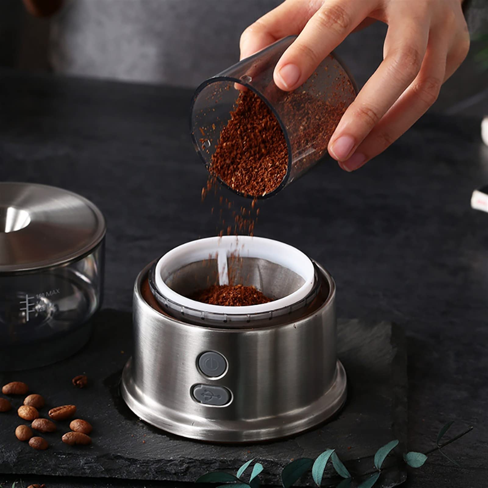 Cafetera eléctrica portátil recargable d