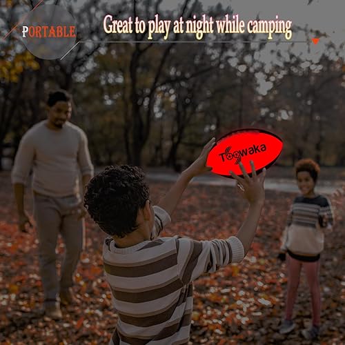 Miniatura 7 de Balón de fútbol con luz para niños, brilla en la oscuridad, con luces LED preinstaladas, pilas incluidas