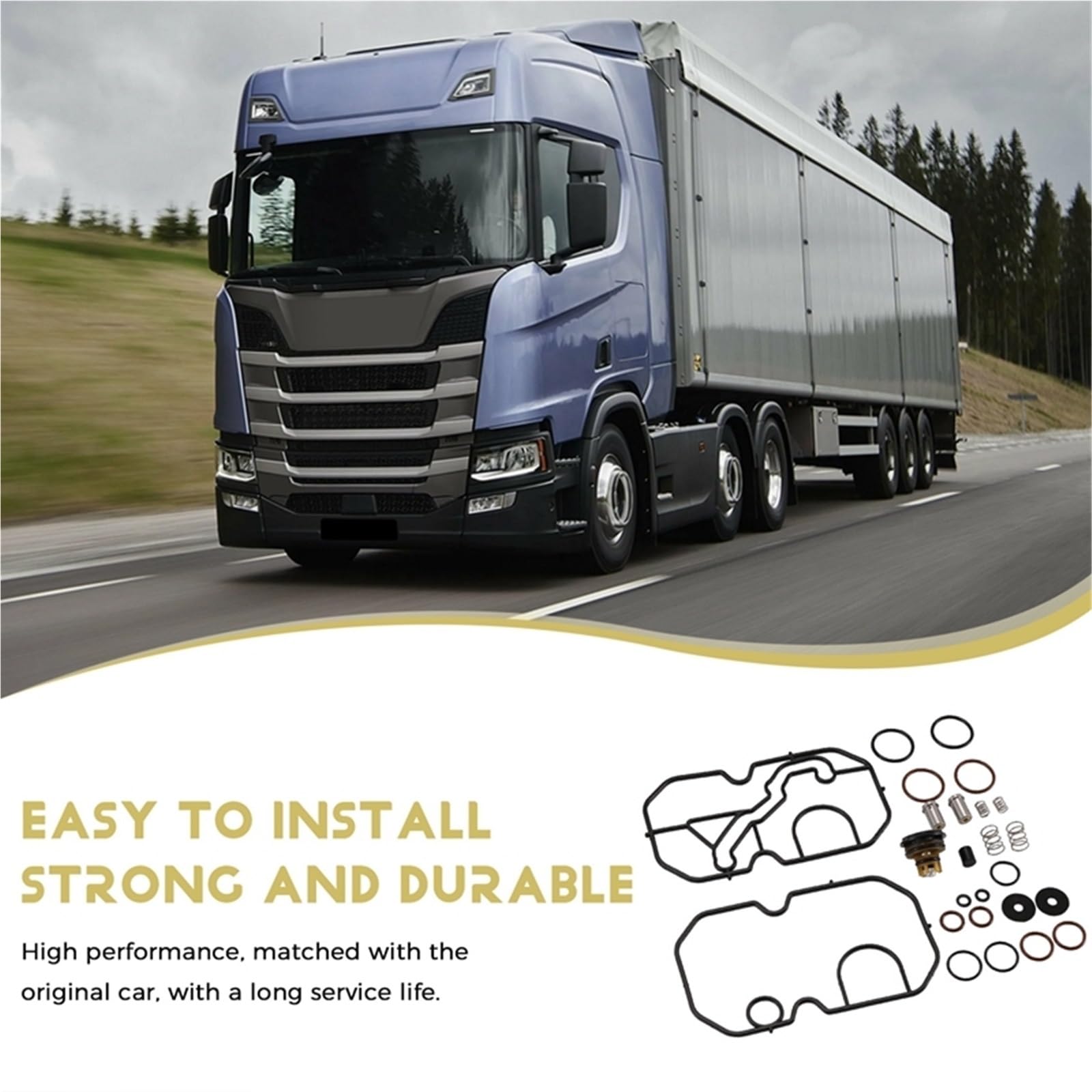 Válvula Solenoide Kits de reparación válvulas proporcionales compatibles con solenoides camiones Scania serie PGRT 1773867, 1910461 y 2423447 Válvula Purga Canister‌