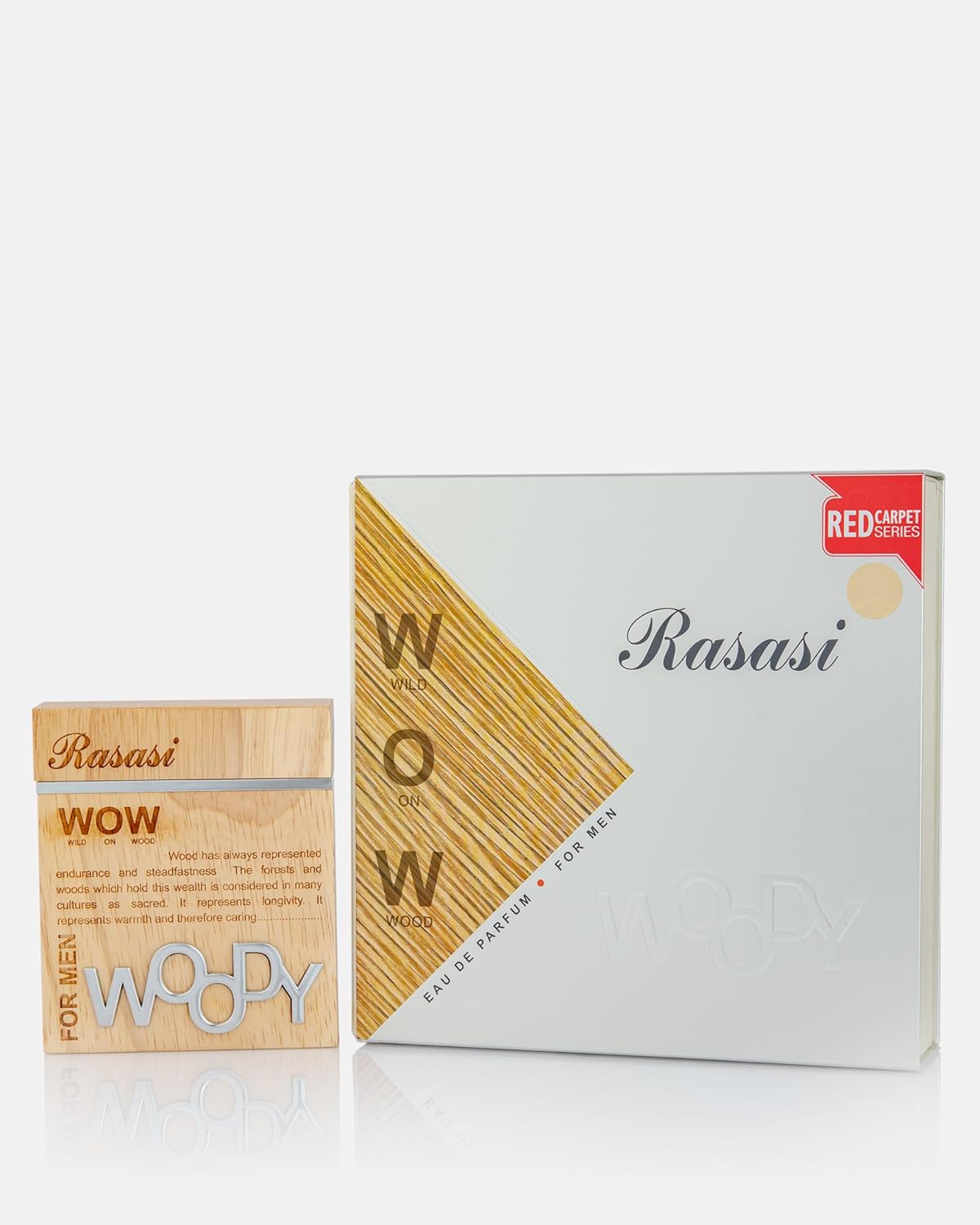 RASASI Wow Woody for Men EDP - Eau de Parfum 60 ML (2 oz) | Fruity Scents | Stars Notes of Grapefruit, Tangerine & Musk | Great Gift I