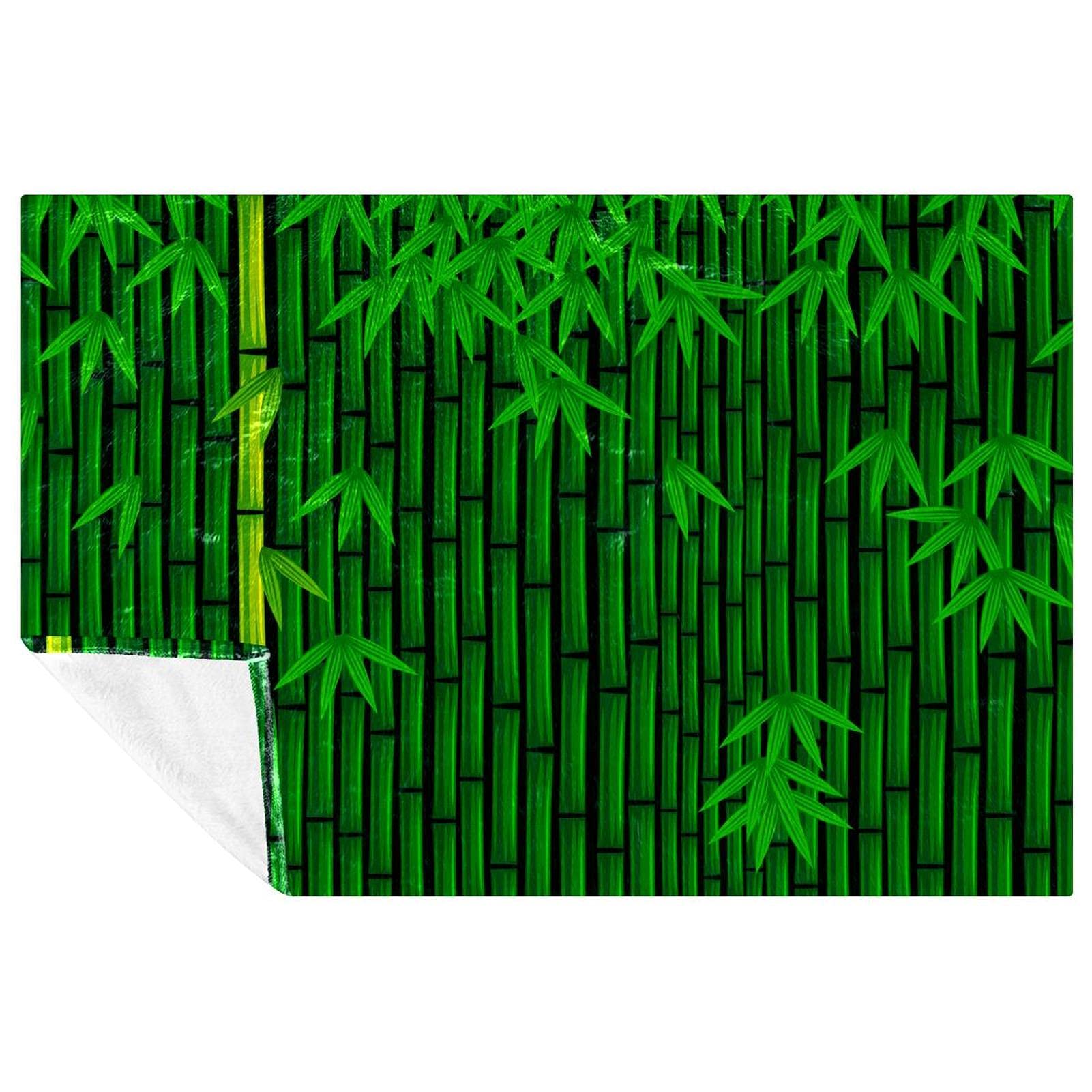 Couverture douce grenouille bambou 150x100 plaid lit canapé camping