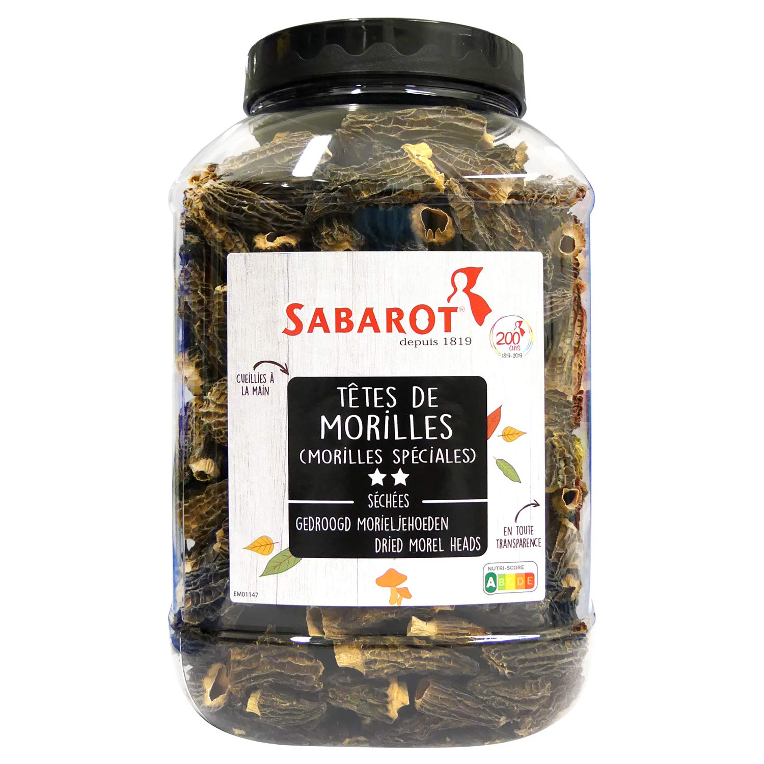 Sabarot - Morilles spéciales (sans queue) séchées 500g