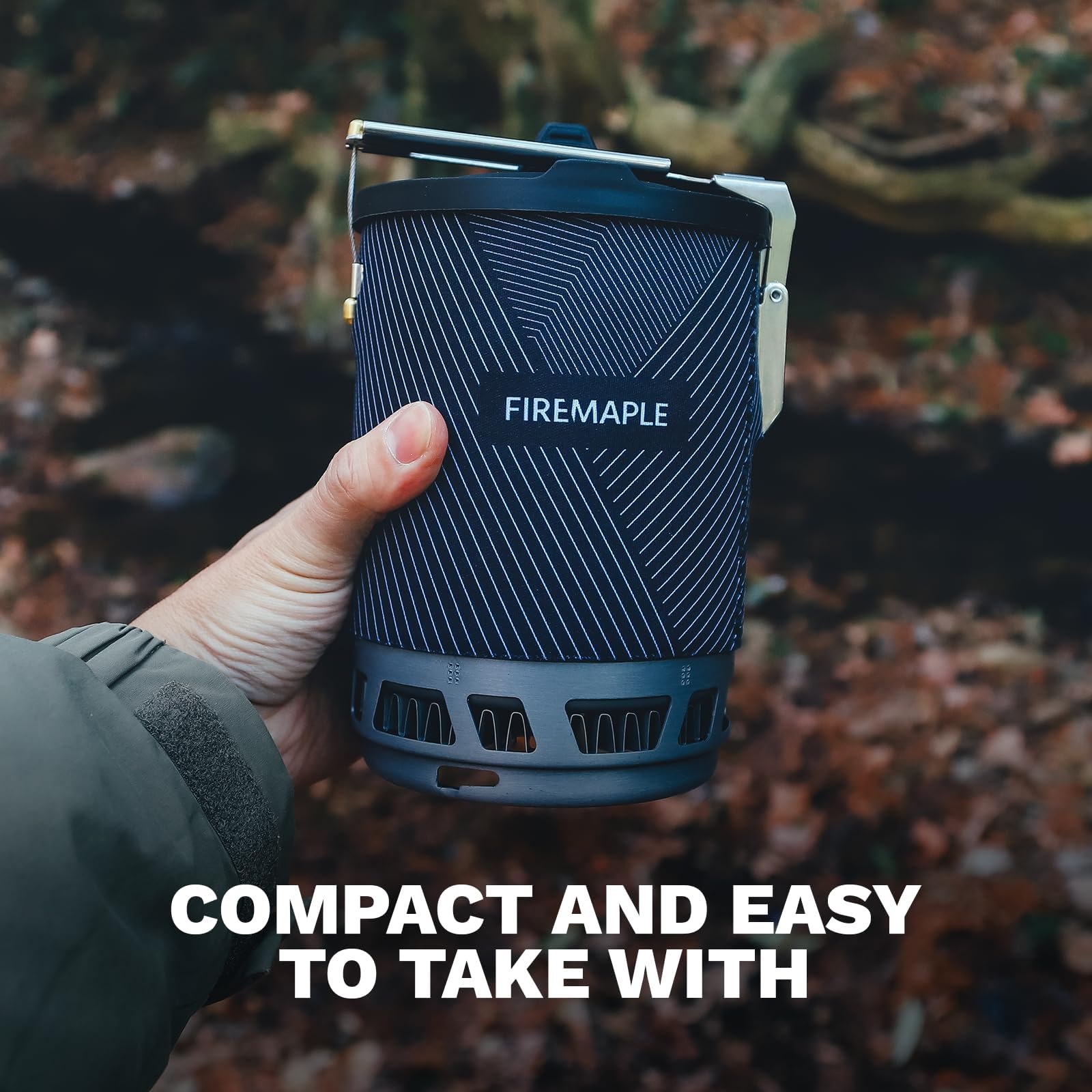 Fire-Maple X2 Pro Tragbarer Camping Gaskocher Leichter Gaskochers für Backpacker Campingkocher Outdoor-Kochsystem für Wanderer mit Piezozündung, Topfhalter und Gaszylinderständer