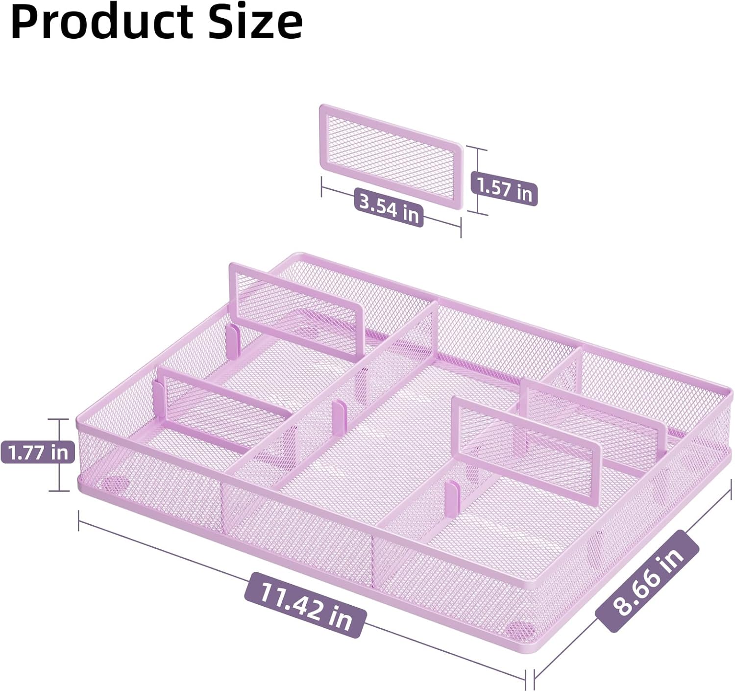 Organize in Style: Marbrasse Metal Mesh Desk Drawer Organizer Review