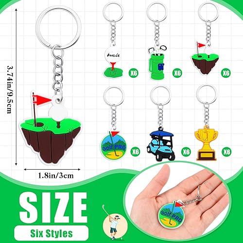 Miniatura 3 de 36 llaveros de fiesta de golf, regalos de fiesta de golf, decoraciones de fiesta de golf para fiesta temática de golf, suministros de fiesta