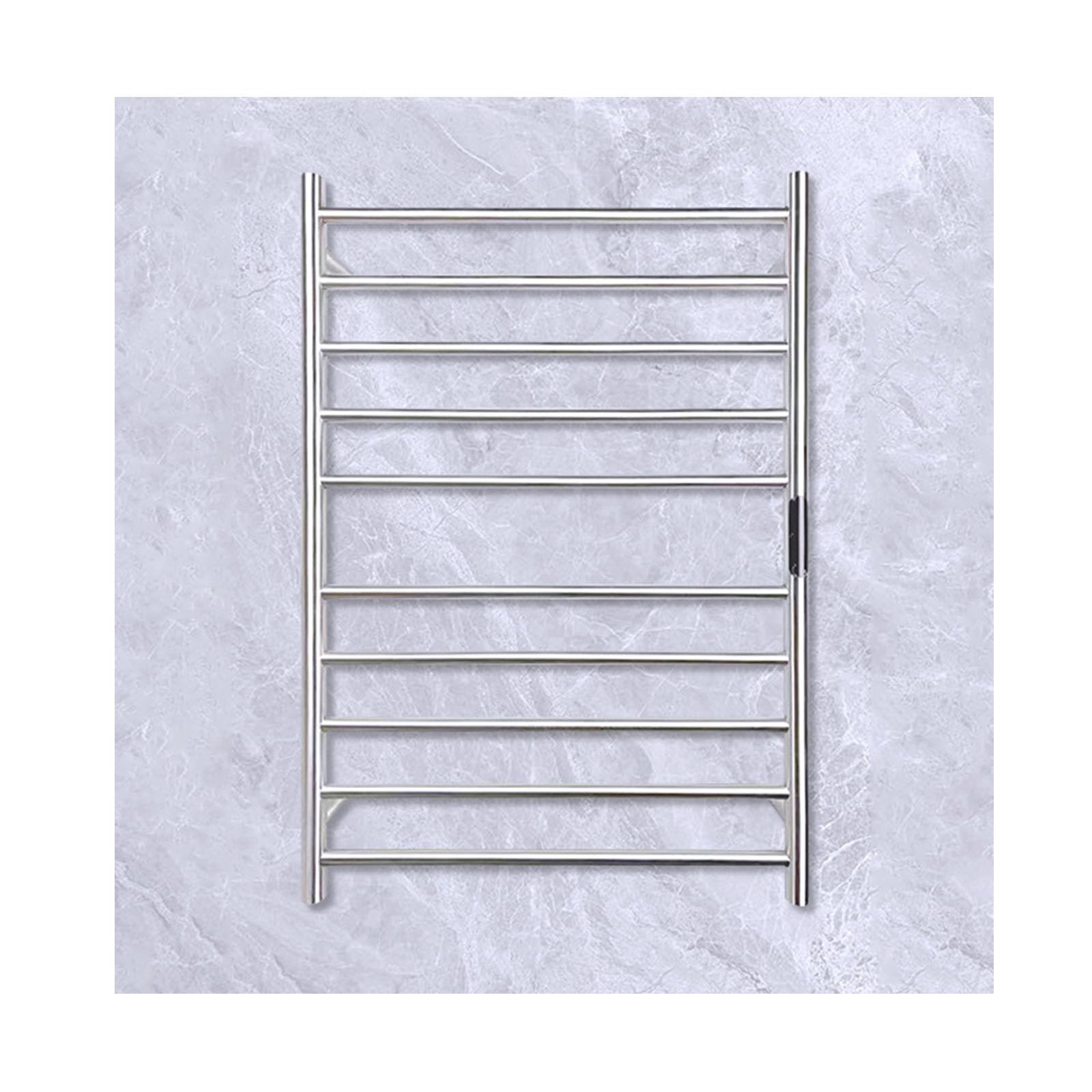 Radiateur sèche-serviette mural en acier pour une salle de bain moderne et chaleureuse