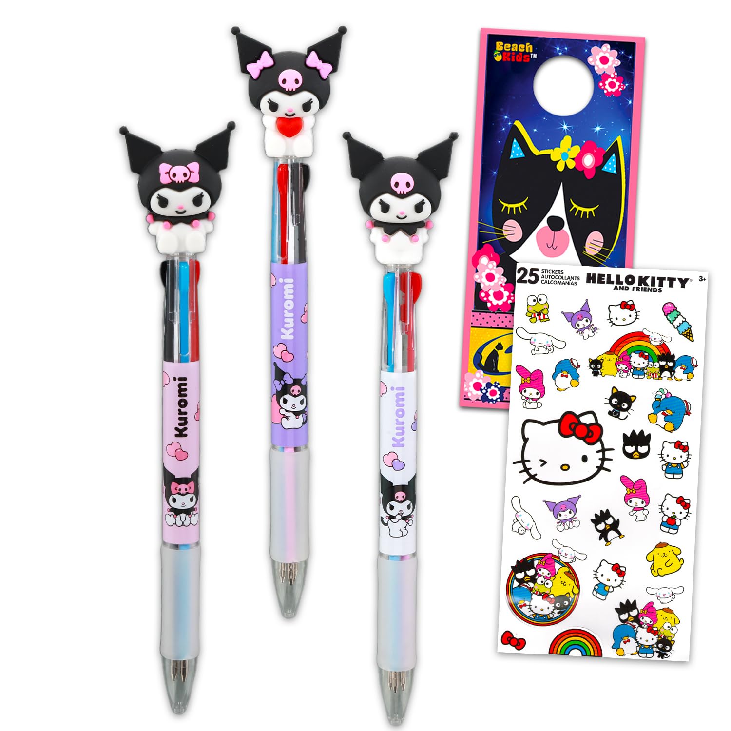 Amazon.co.jp: SANRIO クロミペンセット - ボールペンヘッドトッパー3