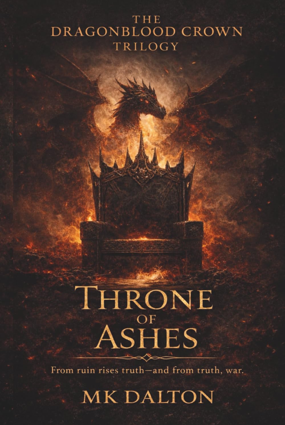 Throne Of Ashes: The Dragonblood Crown, Book 2 (The Dragonblood Crown Trilogy)
