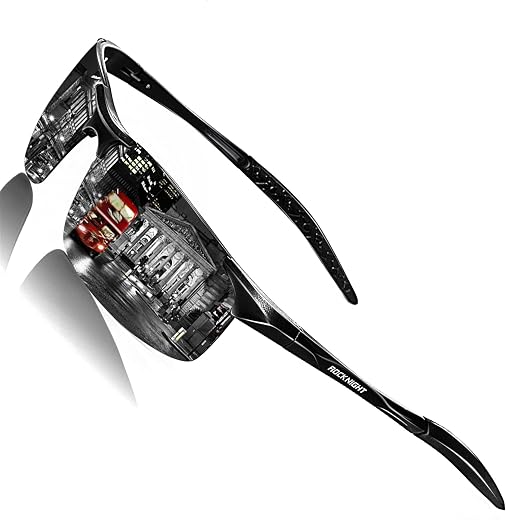 ROCKNIGHT Driving HD Polarized UV Protection UltraLight Golf Fishing UV400 Sports Sunglasses
