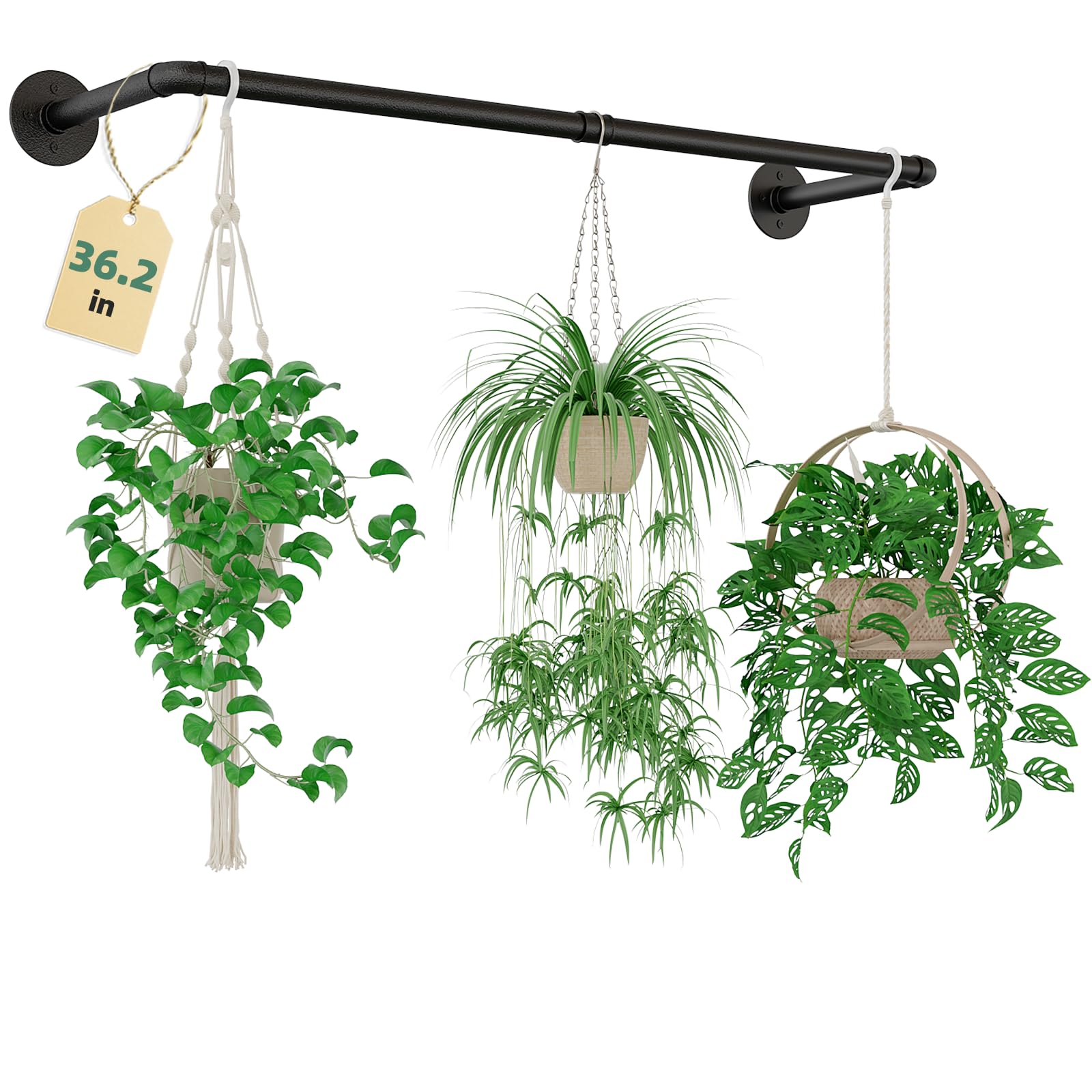 Galood Metal Rod Plant Hanger