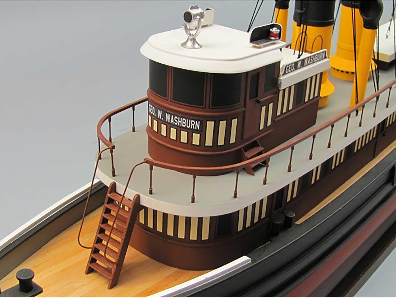 Dumas George W. Washburn Tug Boat Kit, 1/48 Scale, black