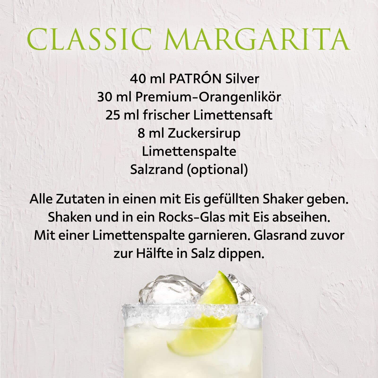 PATRÓN Silver Premium Tequila 40% vol. 70cl Limited-Edition Mexican Heritage-Dose 100% blaue Weber-Agave