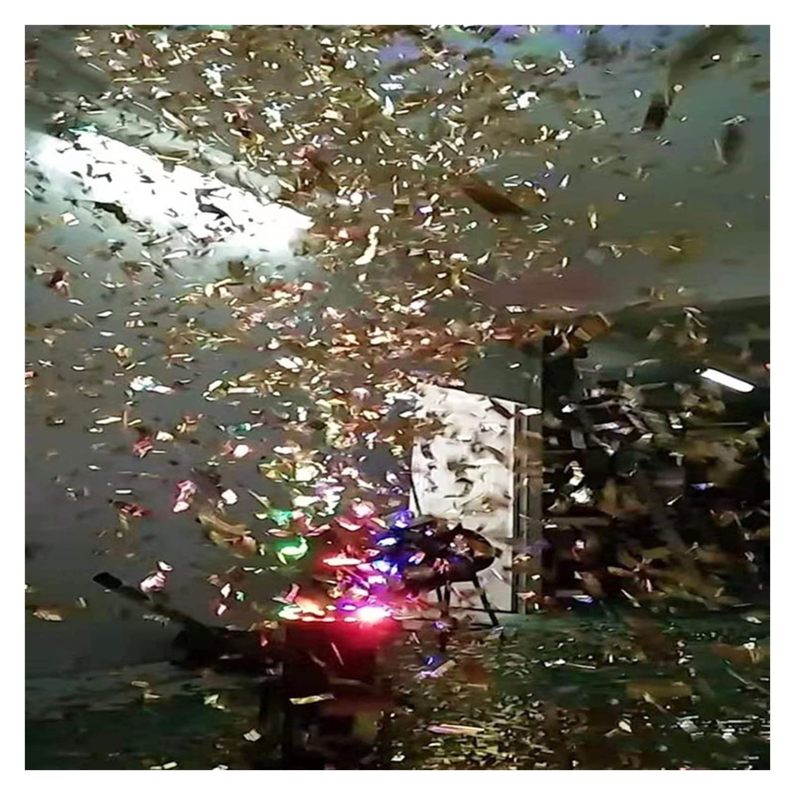 Konfetti-Maschine Confetti-Launcher. LED Farbige Papiermaschine Electric Confetti Color Poppers Maschine Dmx512. Bühnenhochzeitseffekt-Feier-Ausrüstung Für Hochzeitsfeier Dekoration
