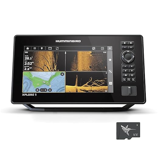 Humminbird XPLORE Series GPS Fish Finder MEGA Side Imaging+ & HD Touchscreen Display