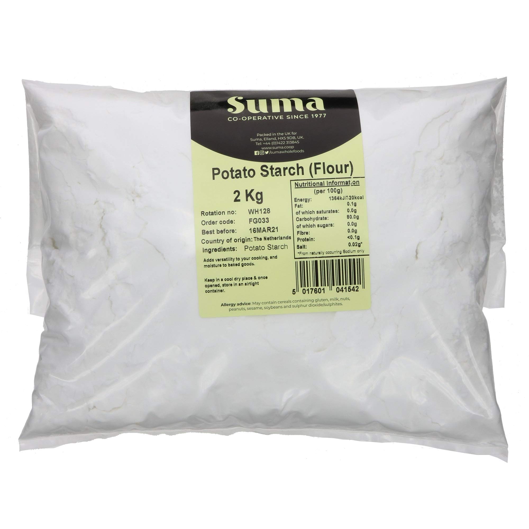 Suma Wholefoods Potato Starch (Flour), 2 kg