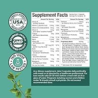 Vista 2 de Paquete de suplemento cerebral avanzado para memoria y concentración, vitaminas para adultos de todas las edades y Sam-E 200 mg suplemento de apoyo