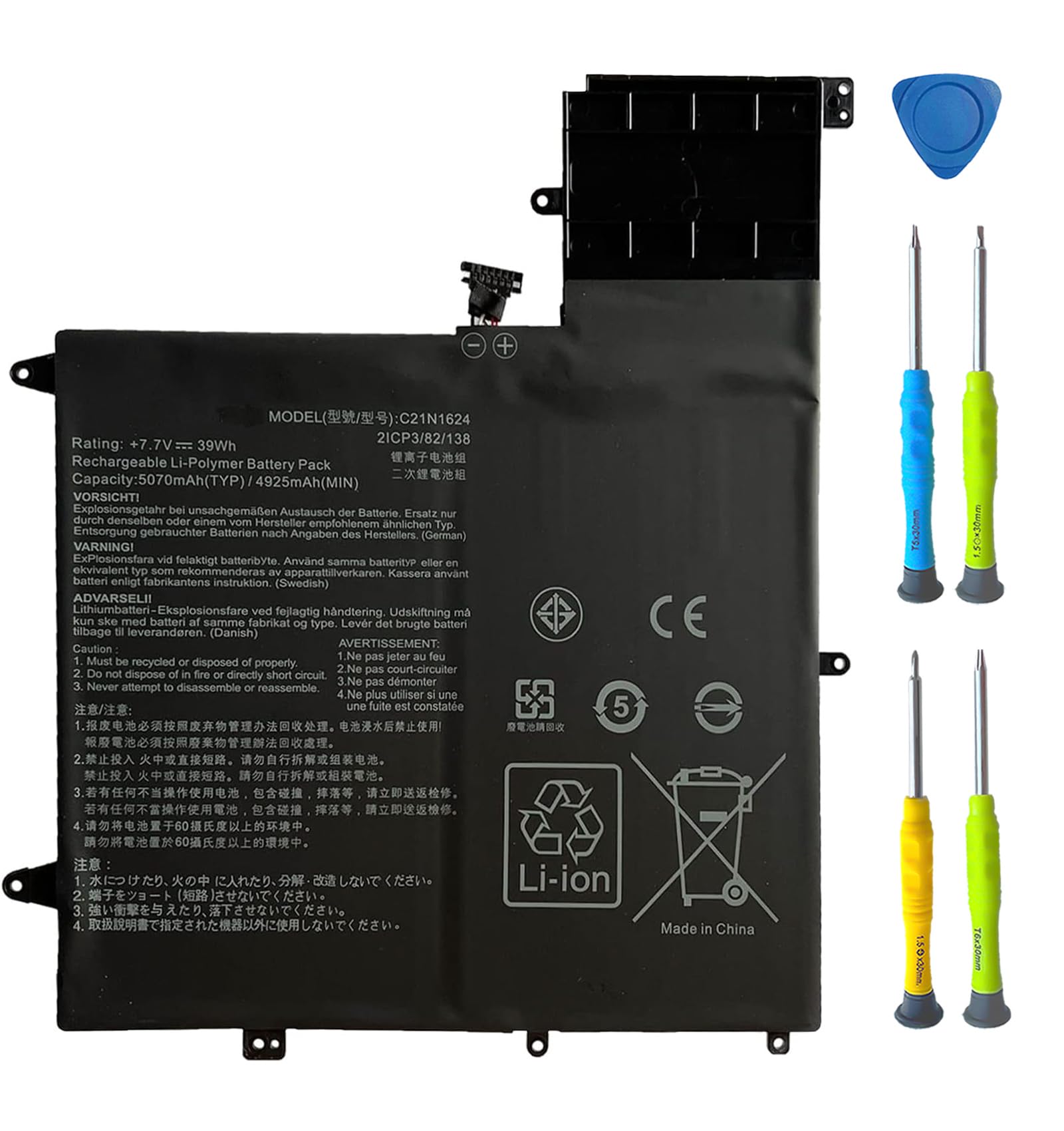 Amazon.com: ASODI C21N1624 Laptop Battery Compatible with Asus