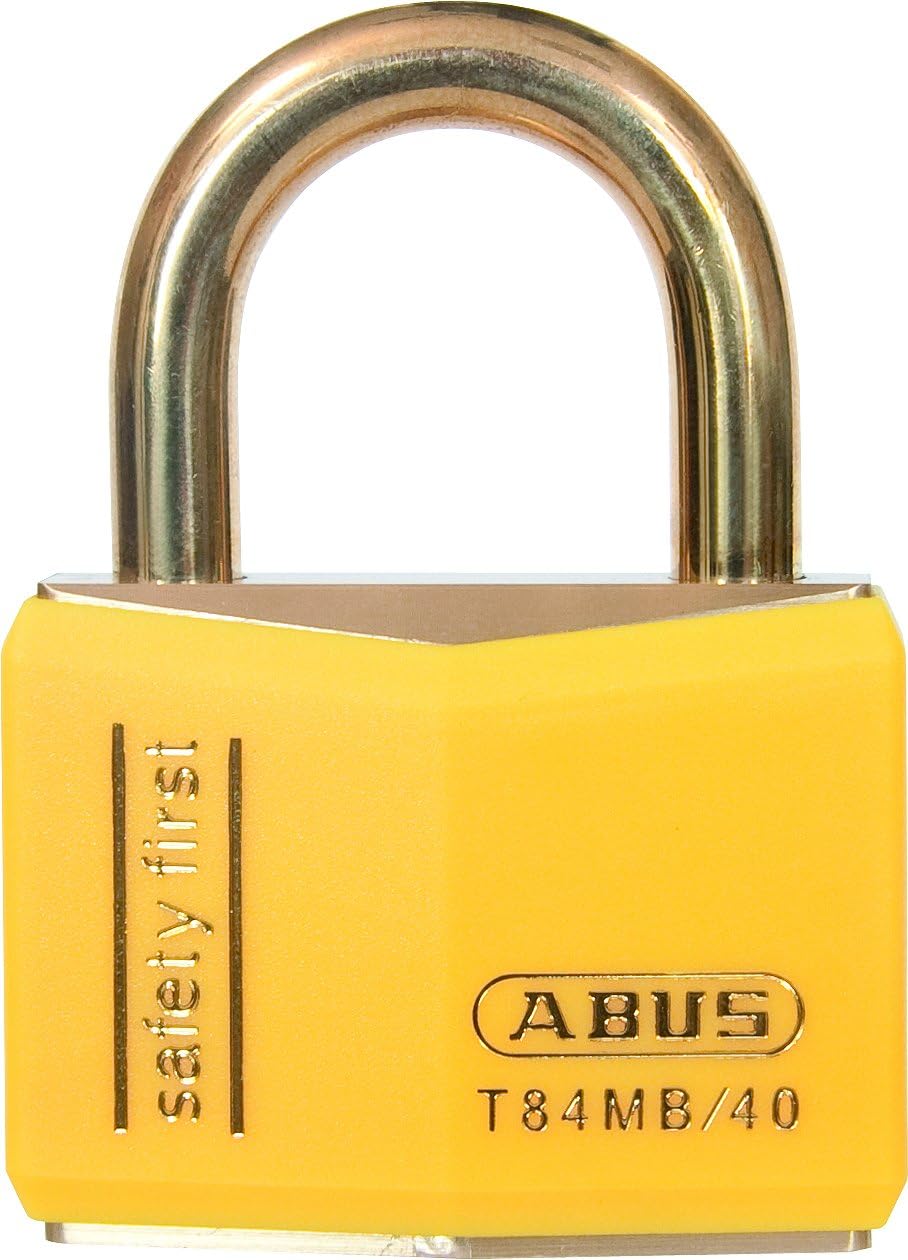 ABUS28354 Nautic INOX Series Solid Brass Padlock - Yellow