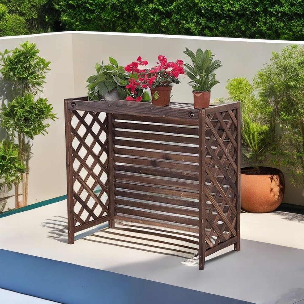 Cache-radiateur pour climatiseur haut de gamme en bois durable