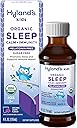 Hyland's Kids Melatonin-Free Organic Sleep Calm & Immunity Liquid, Sugar-Free with Magnesium, Vitamin D, Zinc & Elderberry, Promotes Sleep & Supports Immune Health, Ages 2+, Grape Flavor, 4 Fl. Oz.