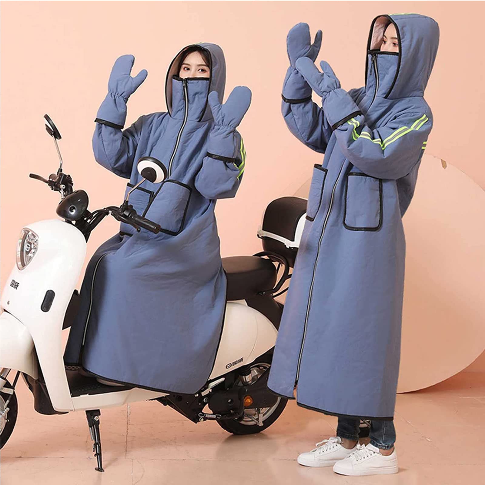 Hiver Chaud Genouillères Pare-Brise De Voiture Électrique Couette Couette Coupe-Vent Couette Coupe-Vent Scooter Couverture De Pied Couverture De Pare-Brise,A,M