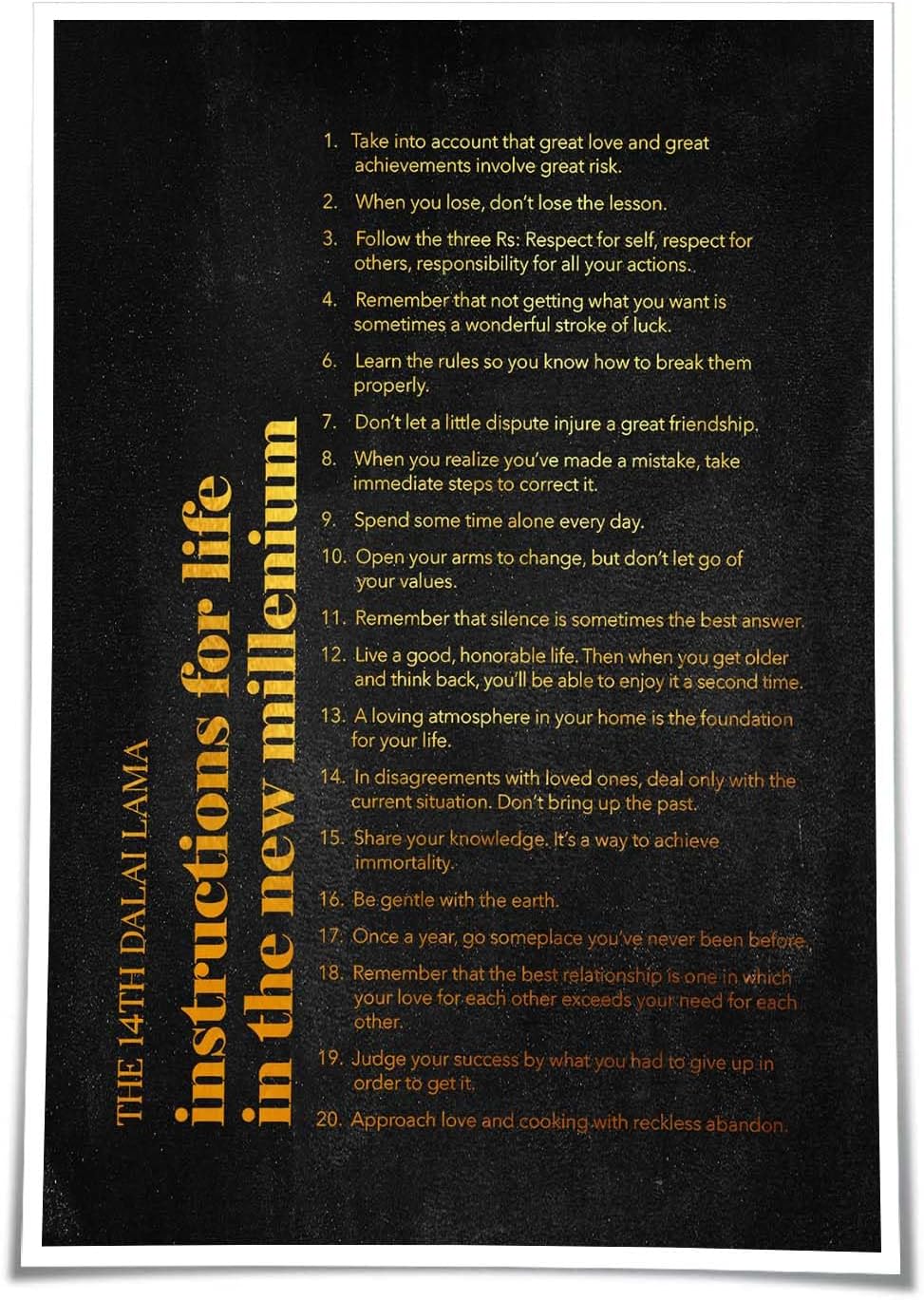 Jelyfisg Instructions for Life In The New Millennium Poster
