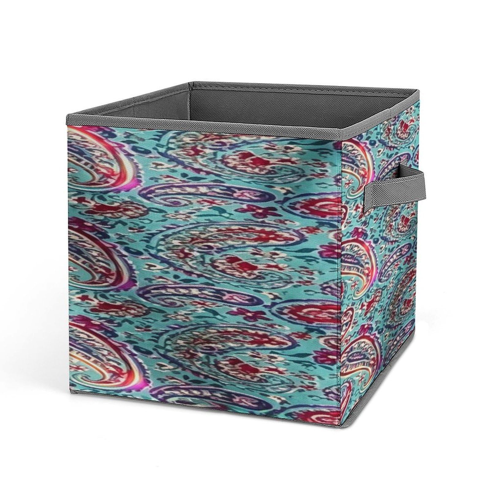 Fekiloot Style Hawaiian Floral Storage Bins Storage Baskets