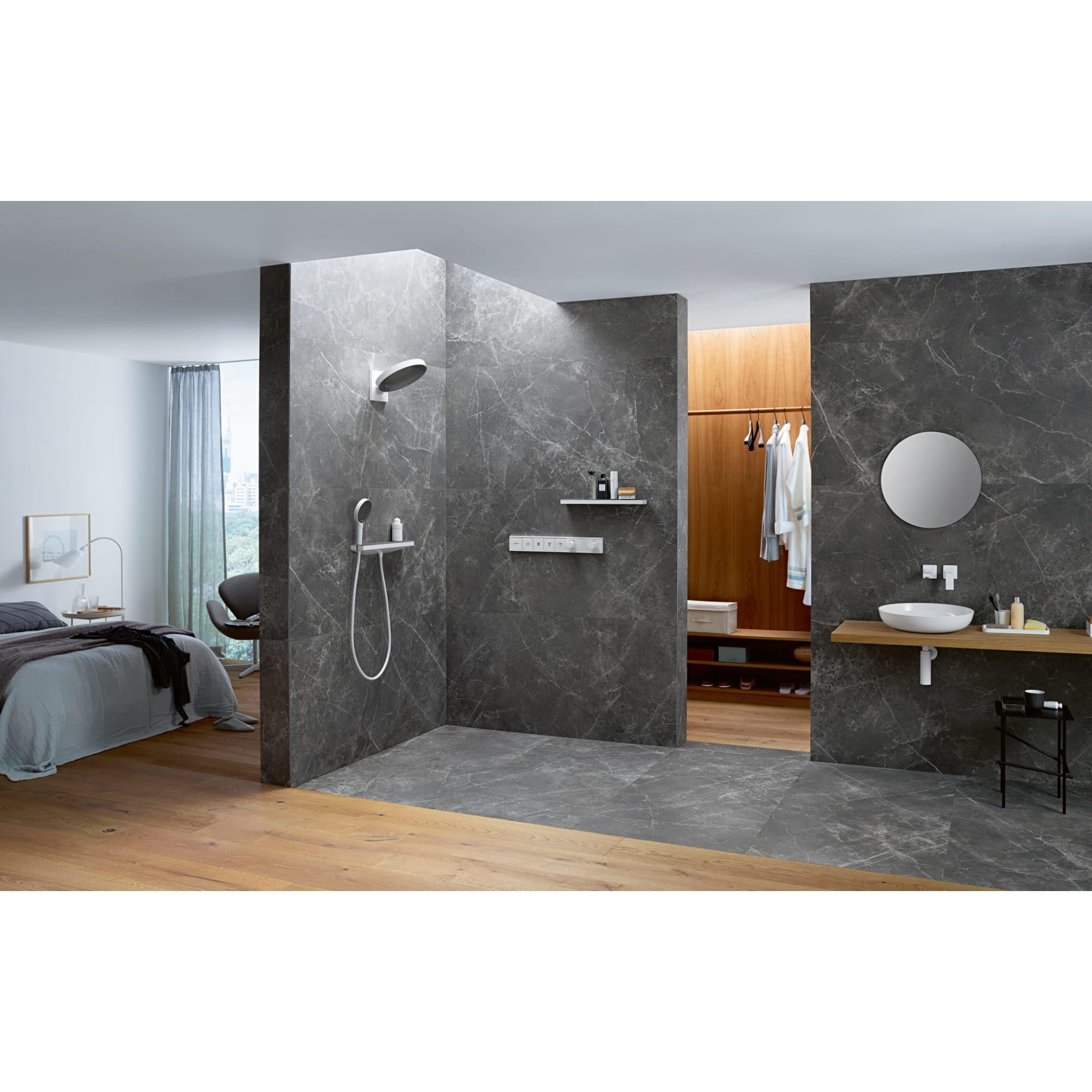 Amazon.co.jp: Hansgrohe Rainfinity 5インチ モダン ハンドヘルド