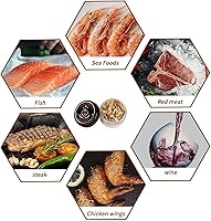 Vista 5 de 6 astillas de madera para ahumar, chips de madera para ahumar cócteles, chips de infusor de humo para bebidas, incluye virutas de madera