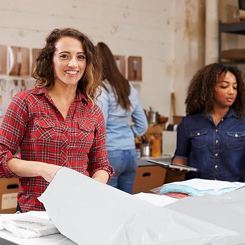 Miniatura 31 de Fuxury 500 sobres de polietileno de 10 x 13 pulgadas, bolsas de envío a granel para ropa, sobres de envío adhesivos fuertes para pequeñas empresas