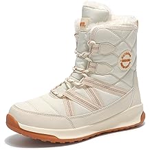Women's Snow Boots Outdoor Waterproof Winter Boots Fur Lined Cold Weather Shoes
