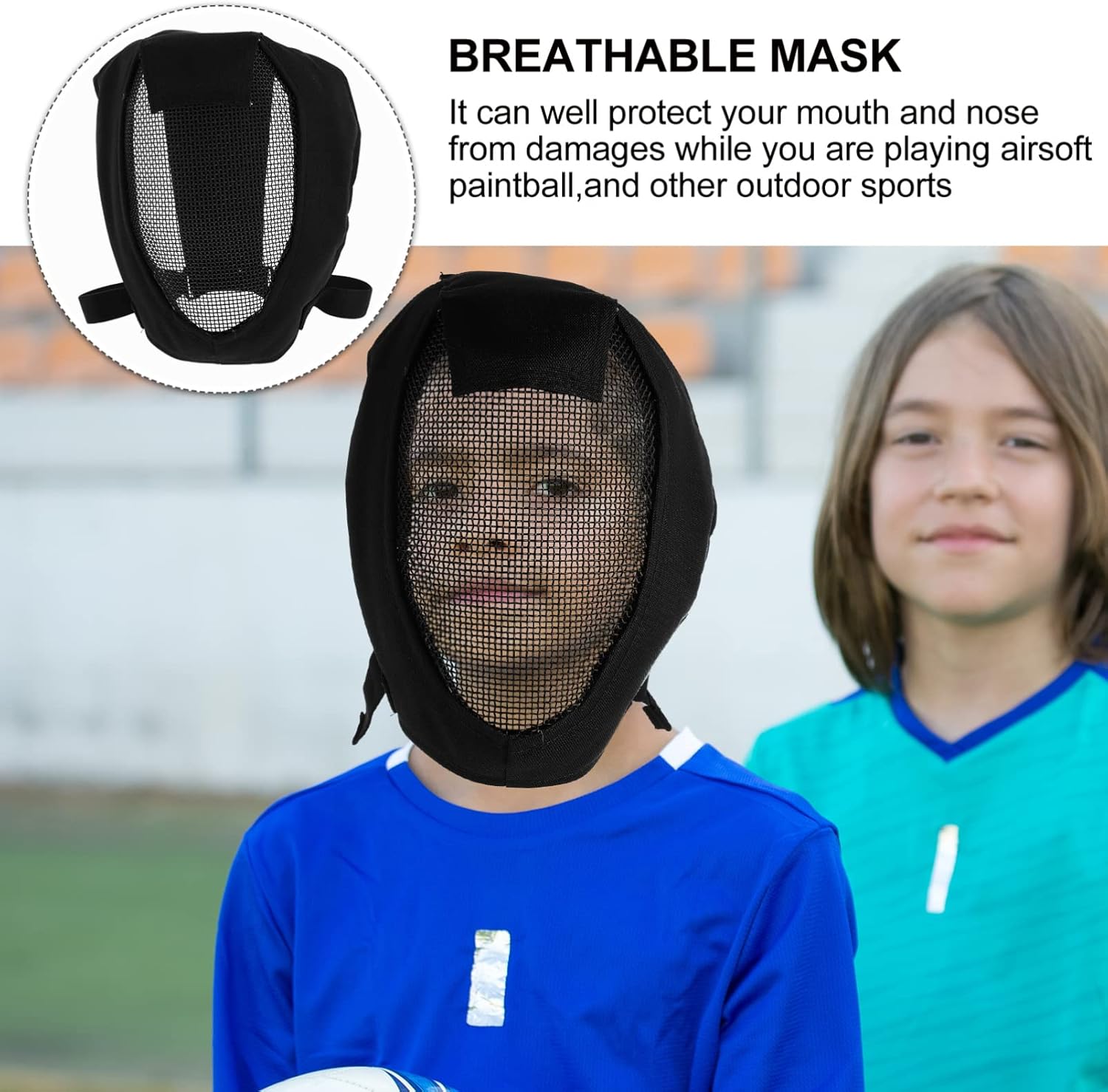 Hema Helmet Fencing Masks: Fencing Gear Full Face Cover Steel Face Guard for Men Women
