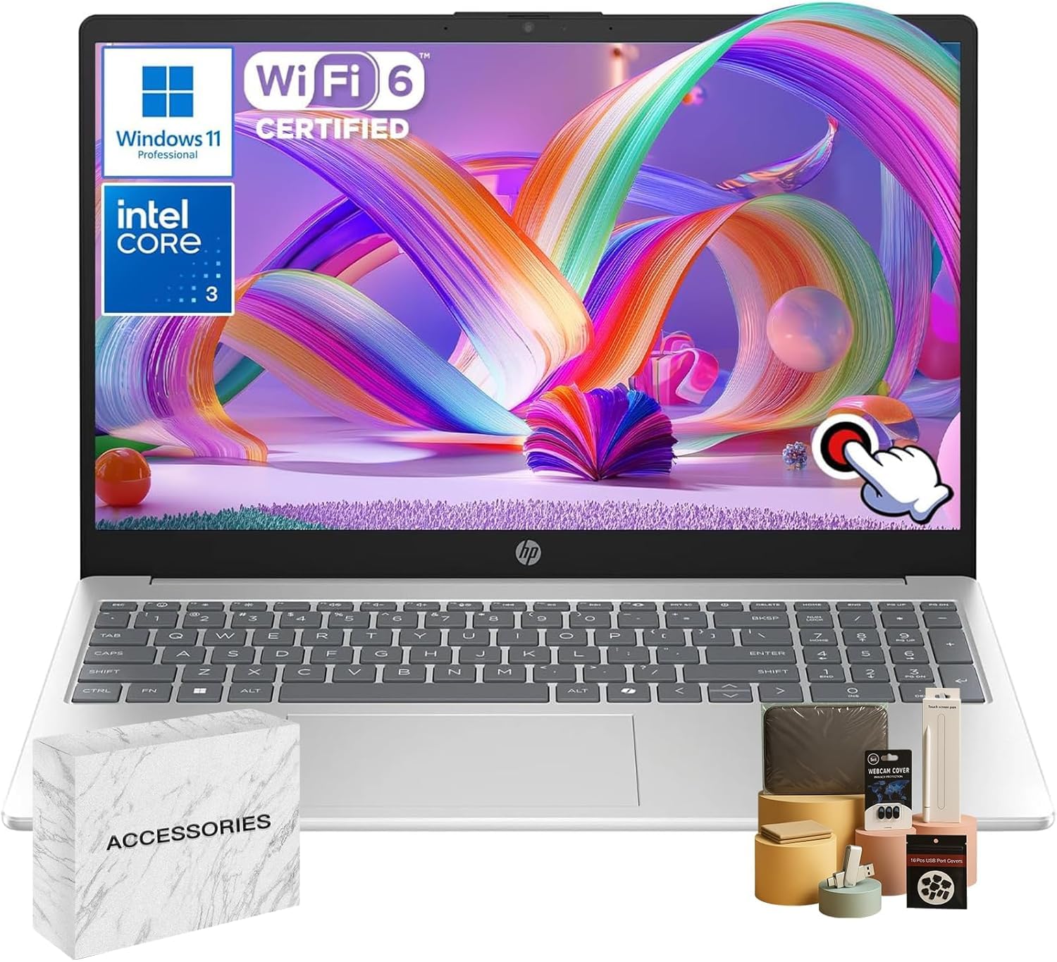 Amazon.com: HP 2025 Touchscreen Laptop • Intel i3-1315U(Up to 4.5