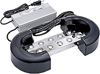 Vista 1 de NOMAL Mist Maker Fogger 10 Head Stainless Steel Ultrasonic Mist Humidifier 18.7lb/h Water Fountain Pond Fog Atomizer with Waterproof Power Supply