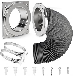 Magnetic Dryer Vent Connector Kit, 4-Inch Quick Connect Coupling