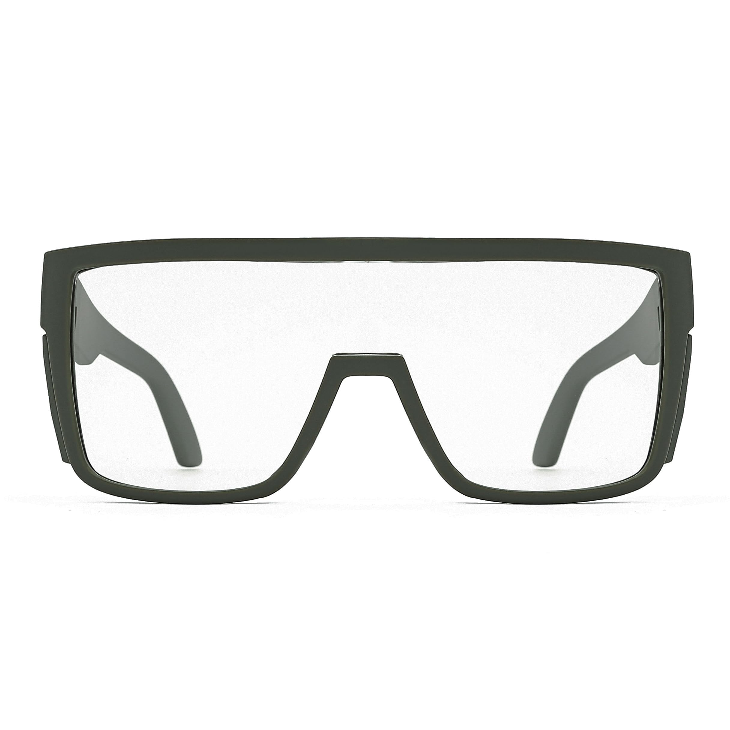 Lunettes de sécurité photochromiques de transition UV400 - Verres gris clair à gris foncé ANSI Z87 - Approuvées contre les chocs