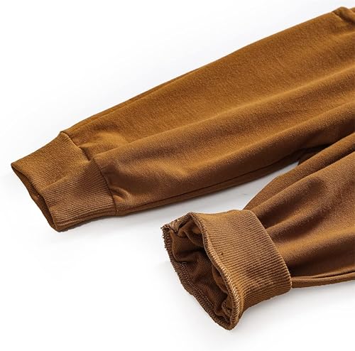 Miniatura 4 de Conjunto de 2 piezas de ropa de bebé recién nacido, sudadera de manga larga y pantalones para niños