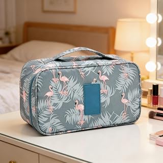 Generic Travel Underwear Bra Packing Organizer Bag - Large Capacity Waterproof | Portable Multi-Functional Packing Bag for Underwear/Socks, Toiletries/Cosmetics, Clothes/Towels