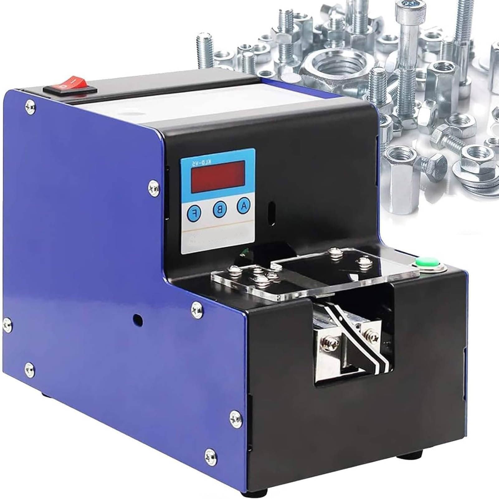 Automatischer Schraubenzähler und Zuführmaschine mit Digitalanzeige, Sicherheitsabdeckung, einstellbare Vibration, 2 Stück/Sekunde, für Verpackungsindustrie